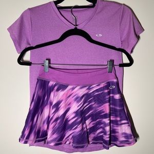 Girls tennis set champion